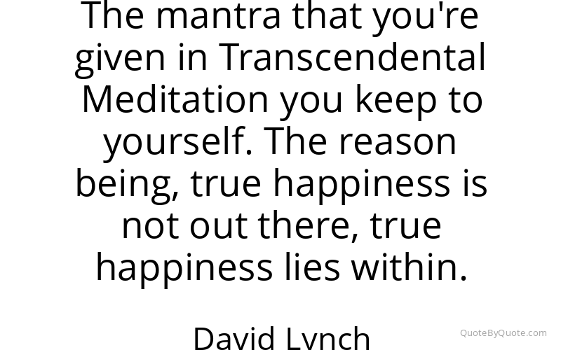 Preview image for this quote by David Lynch
