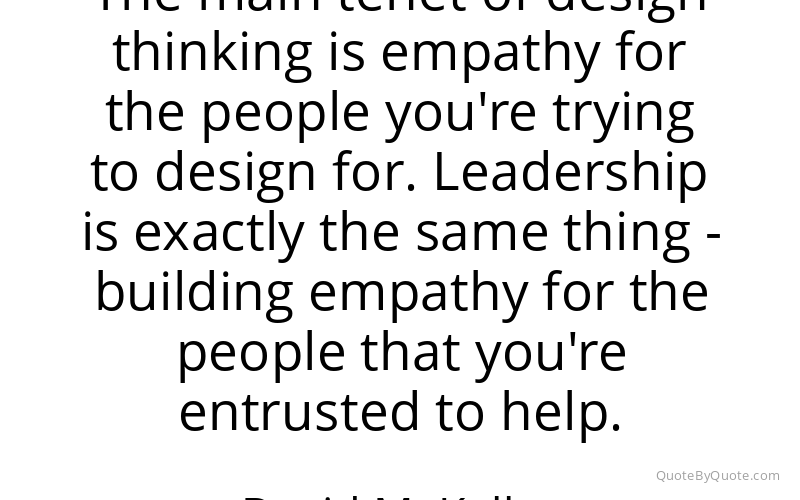 Preview image for this quote by David M. Kelley