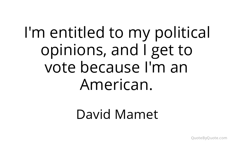 Preview image for this quote by David Mamet