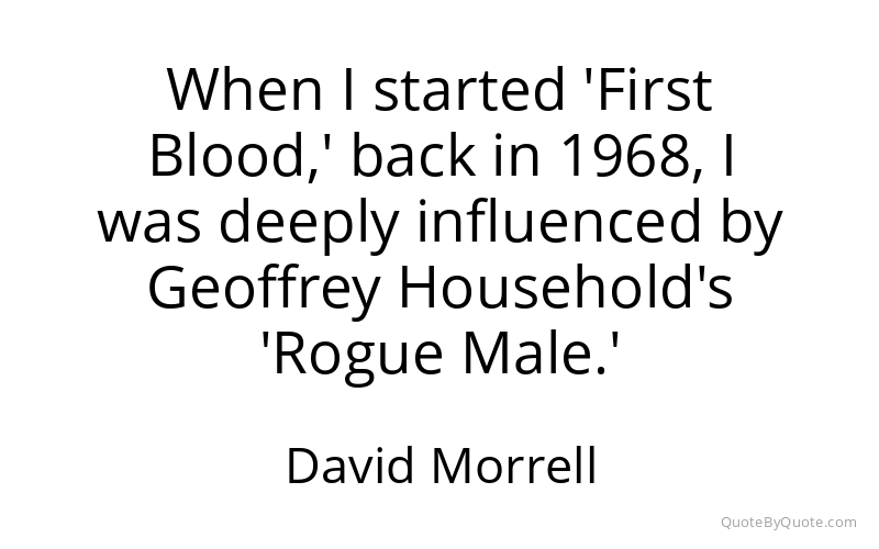 Preview image for this quote by David Morrell