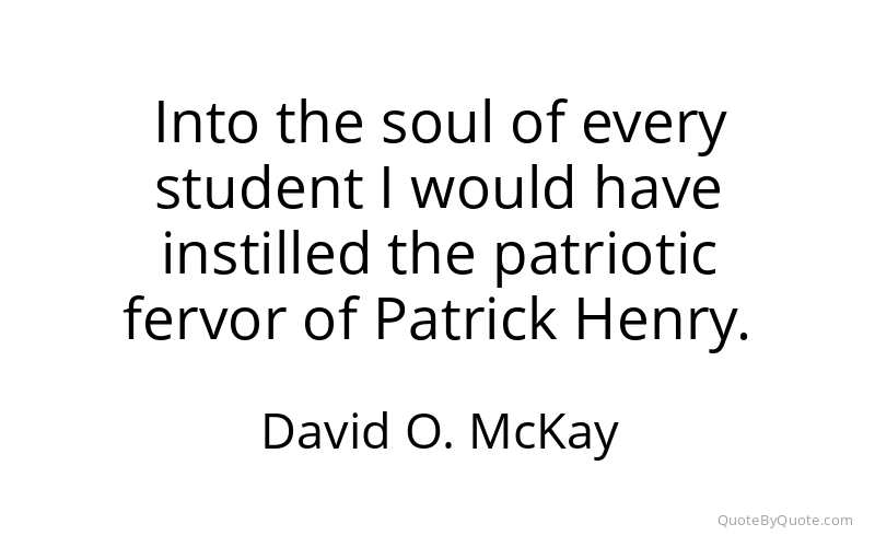 Preview image for this quote by David O. McKay