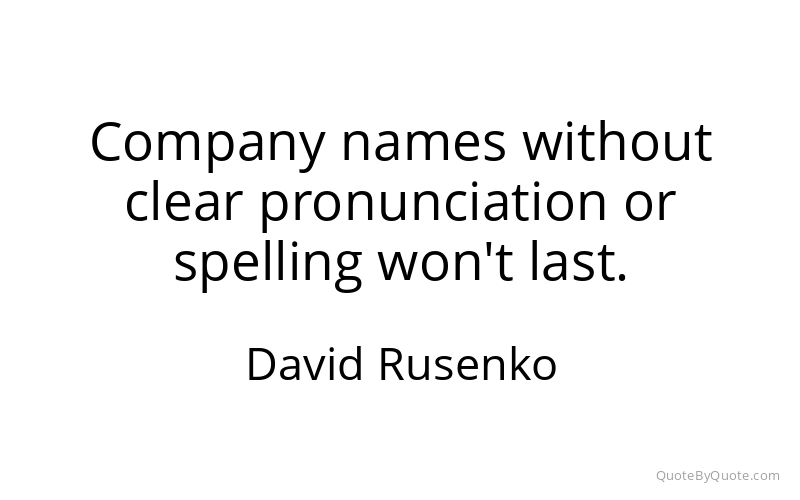 Preview image for this quote by David Rusenko