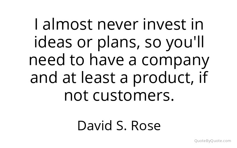 Preview image for this quote by David S. Rose
