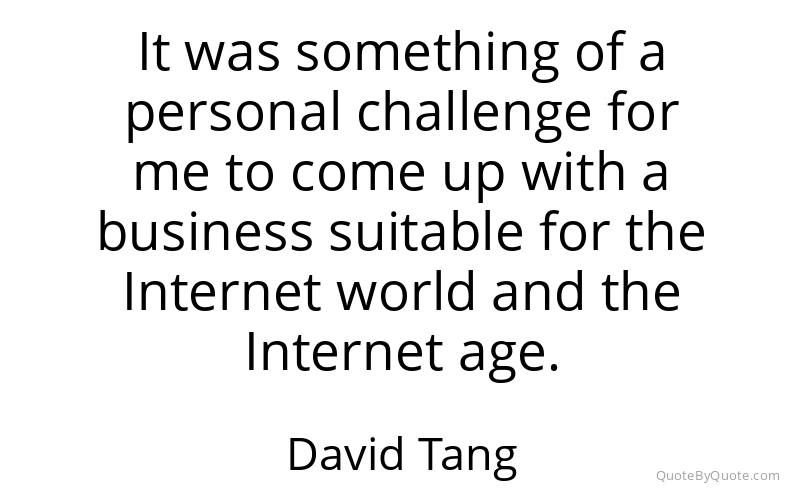 Preview image for this quote by David Tang