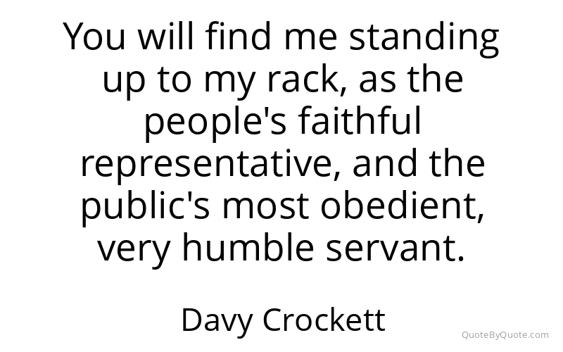 Preview image for this quote by Davy Crockett