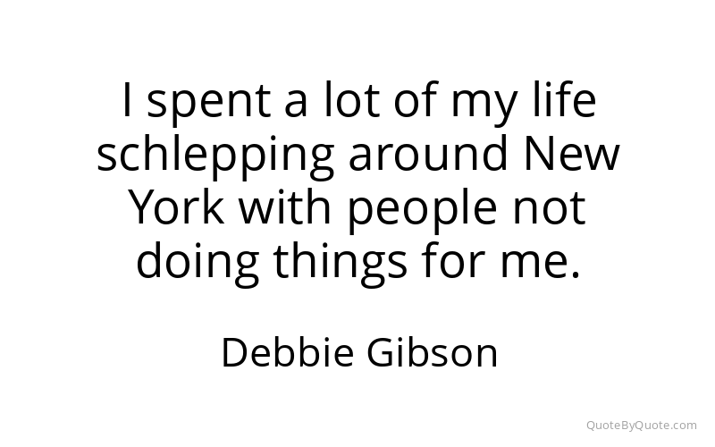 Preview image for this quote by Debbie Gibson