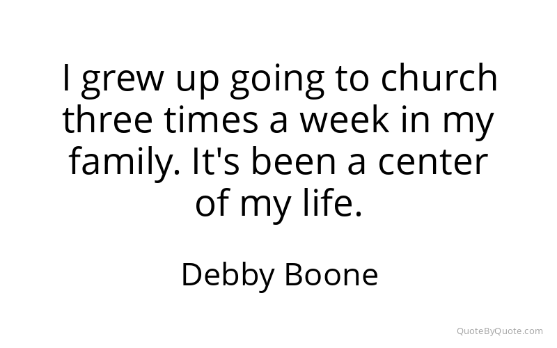 Preview image for this quote by Debby Boone