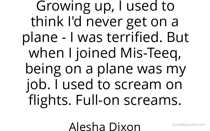 Preview image for this quote by Alesha Dixon