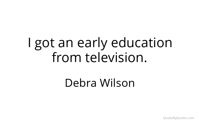 Preview image for this quote by Debra Wilson