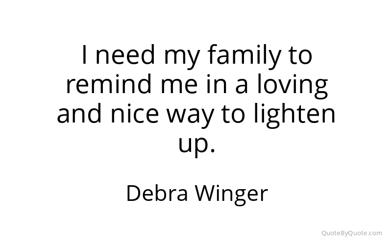 Preview image for this quote by Debra Winger