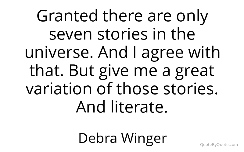 Preview image for this quote by Debra Winger