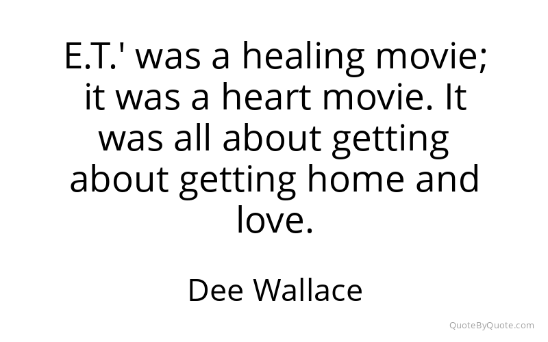 Preview image for this quote by Dee Wallace