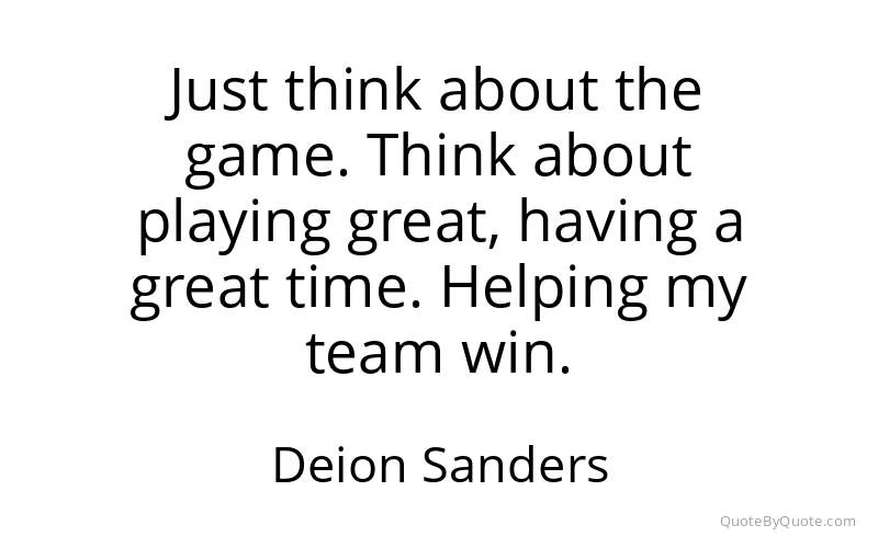 Preview image for this quote by Deion Sanders