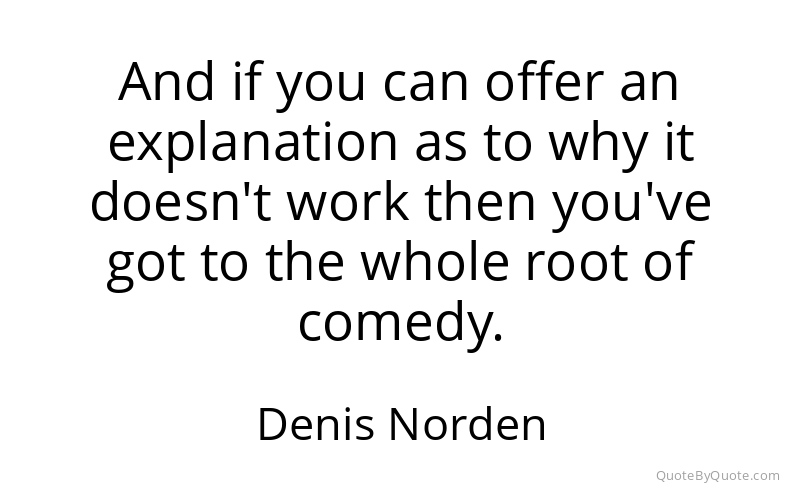 Preview image for this quote by Denis Norden