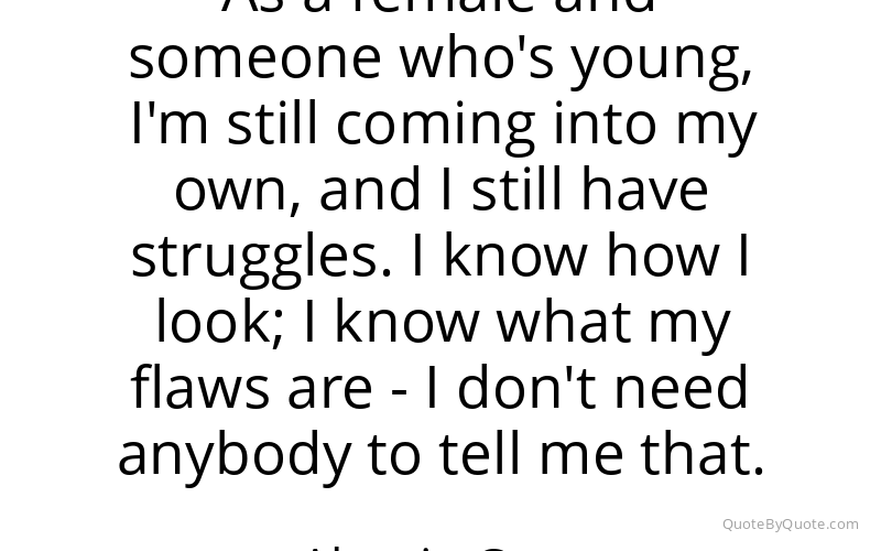 Preview image for this quote by Alessia Cara