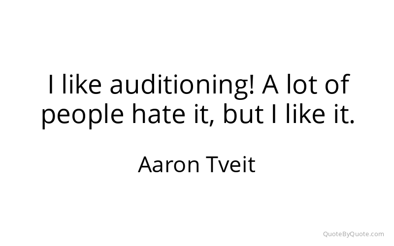 Preview image for this quote by Aaron Tveit