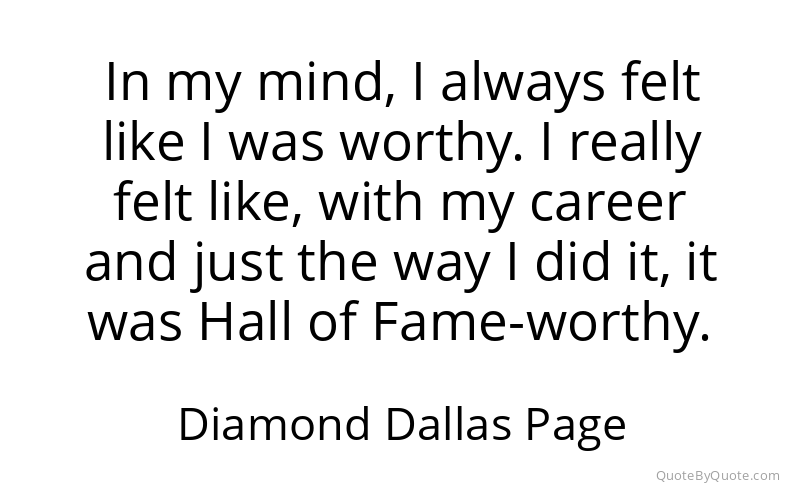 Preview image for this quote by Diamond Dallas Page
