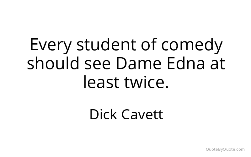 Preview image for this quote by Dick Cavett