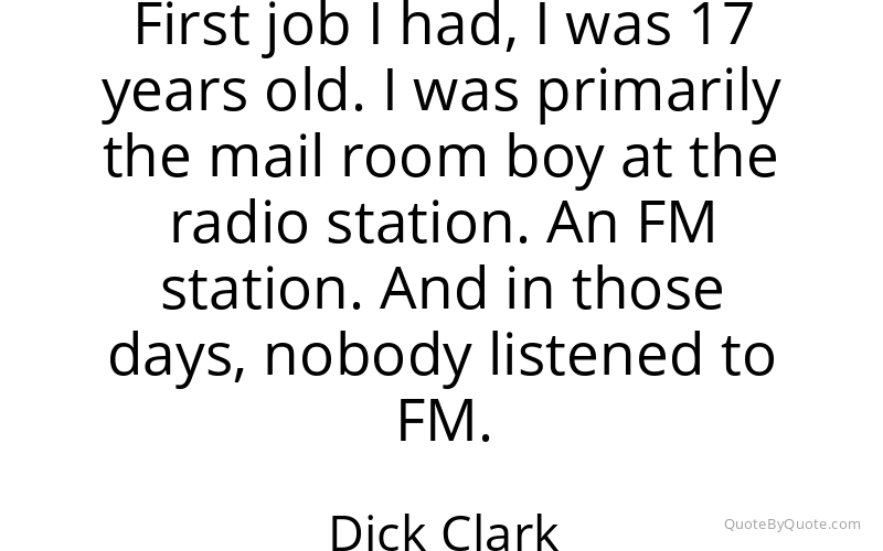 Preview image for this quote by Dick Clark