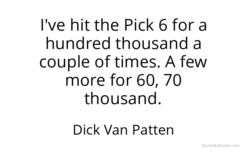 Preview image for this quote by Dick Van Patten