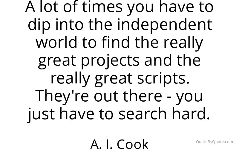 Preview image for this quote by A. J. Cook