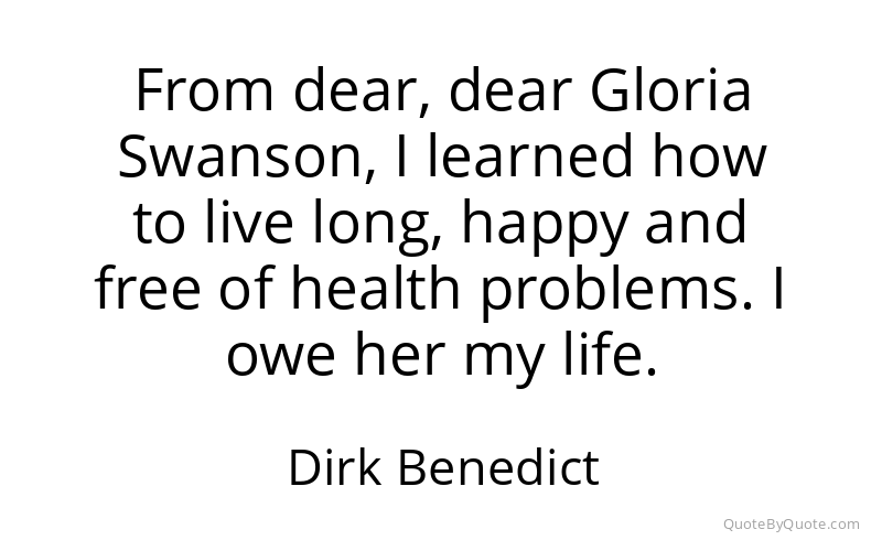 Preview image for this quote by Dirk Benedict