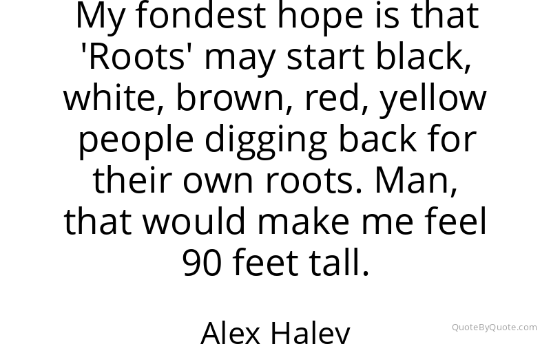 Preview image for this quote by Alex Haley