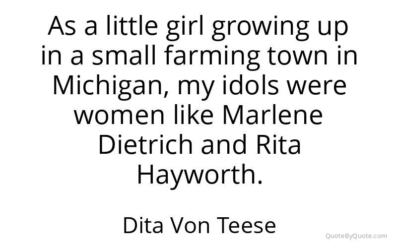 Preview image for this quote by Dita Von Teese