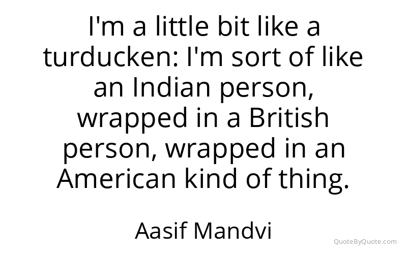 Preview image for this quote by Aasif Mandvi