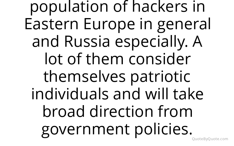 Preview image for this quote by Dmitri Alperovitch