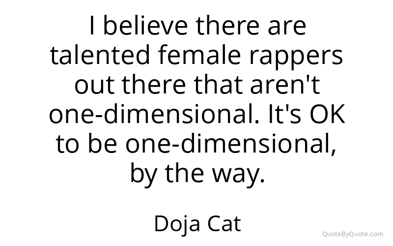 Preview image for this quote by Doja Cat