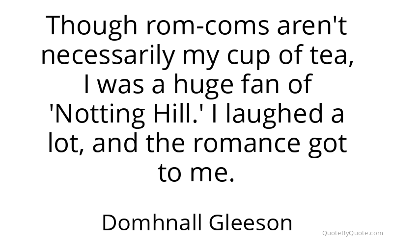 Preview image for this quote by Domhnall Gleeson