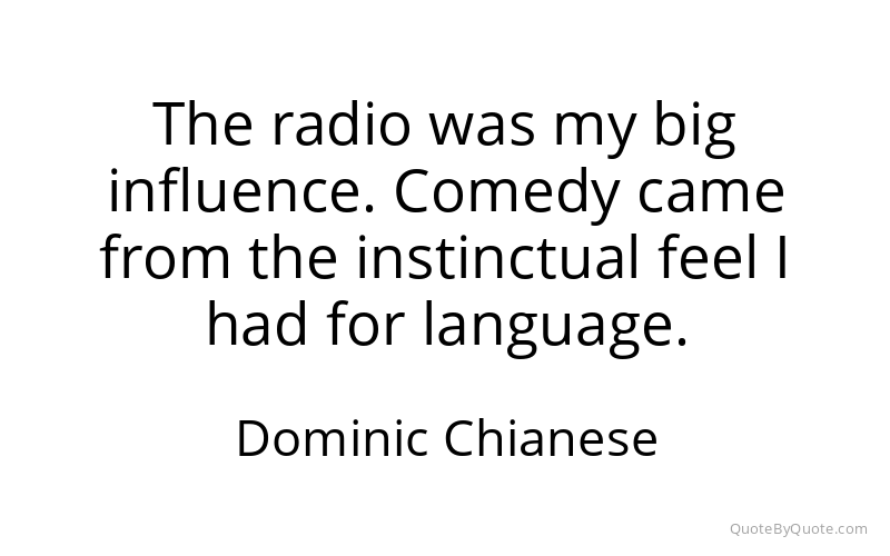 Preview image for this quote by Dominic Chianese
