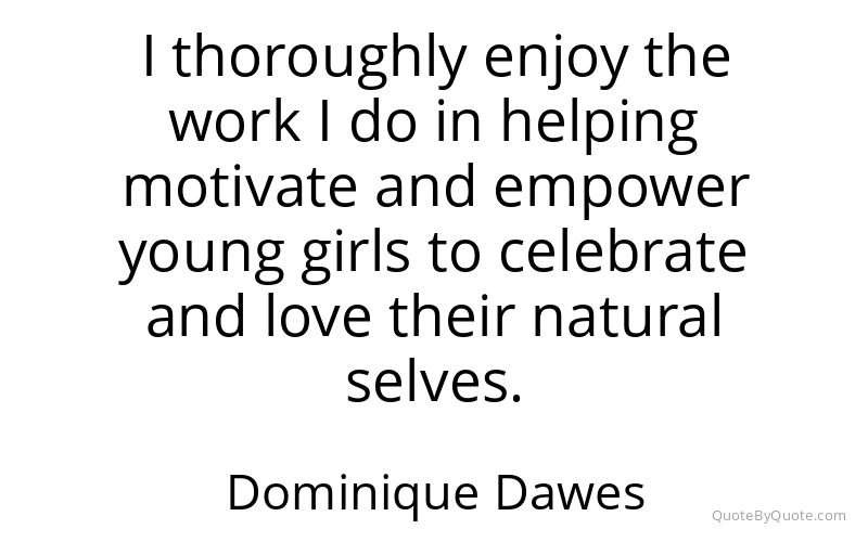 Preview image for this quote by Dominique Dawes