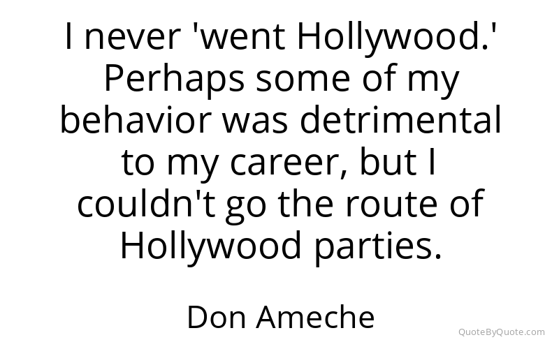 Preview image for this quote by Don Ameche