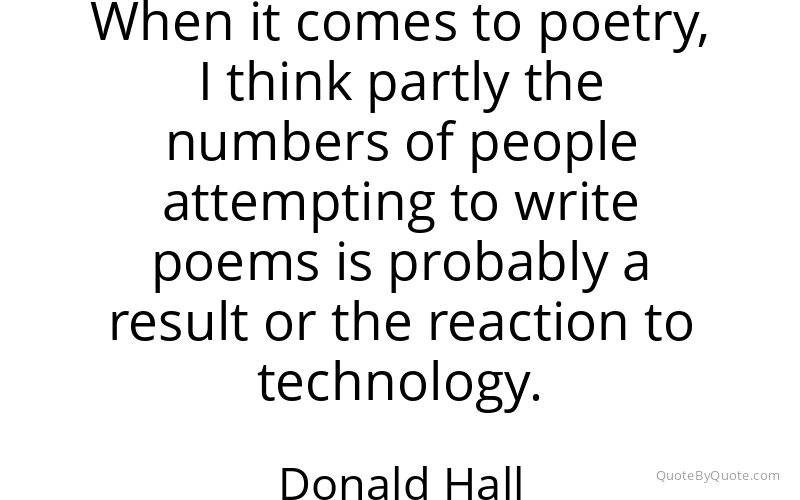 Preview image for this quote by Donald Hall