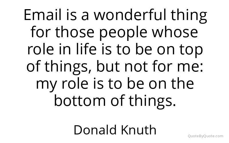 Preview image for this quote by Donald Knuth