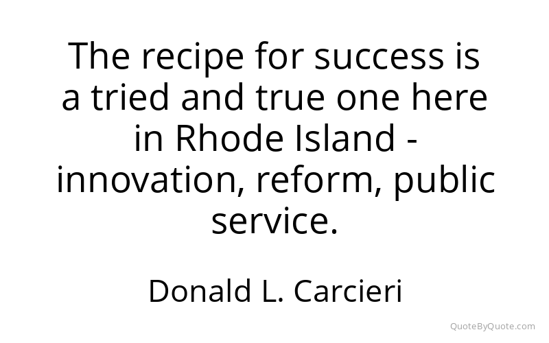 Preview image for this quote by Donald L. Carcieri