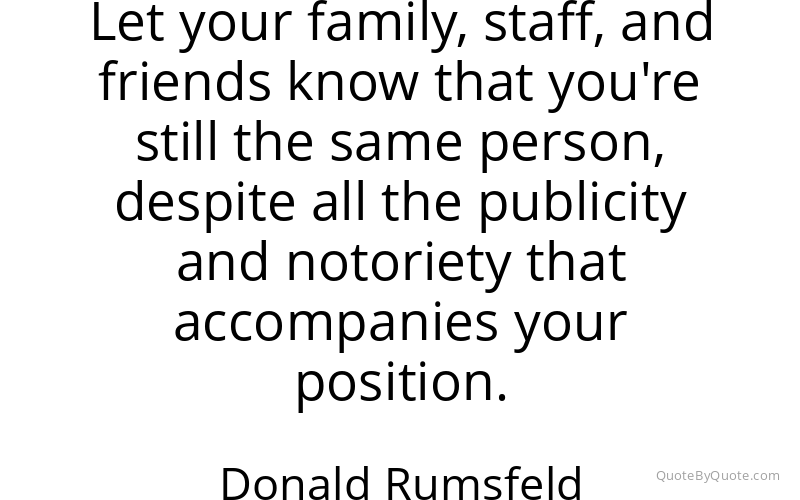 Preview image for this quote by Donald Rumsfeld