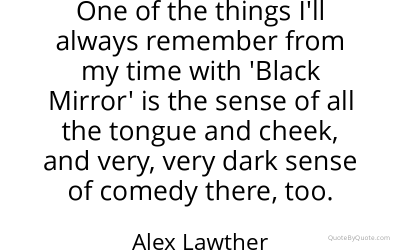 Preview image for this quote by Alex Lawther