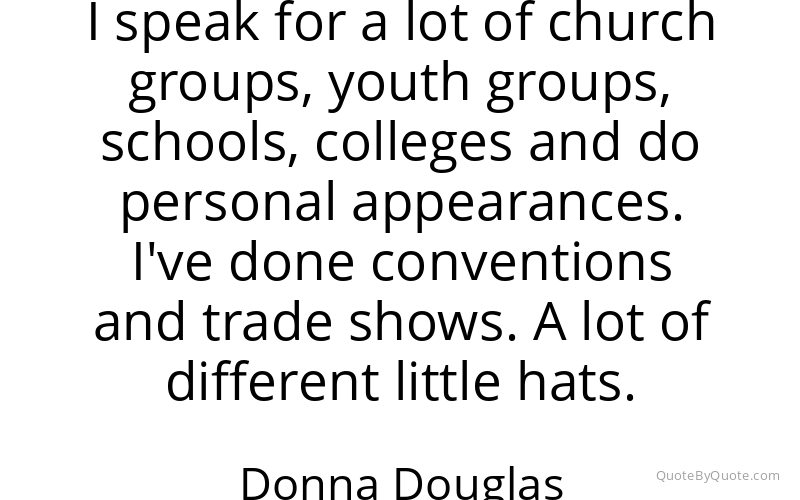 Preview image for this quote by Donna Douglas