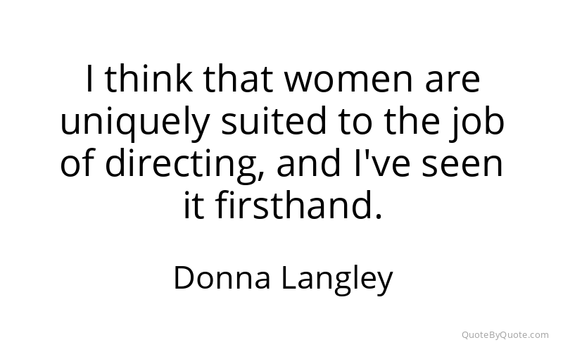 Preview image for this quote by Donna Langley