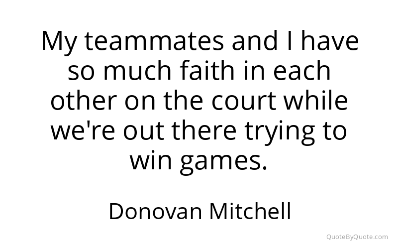 Preview image for this quote by Donovan Mitchell