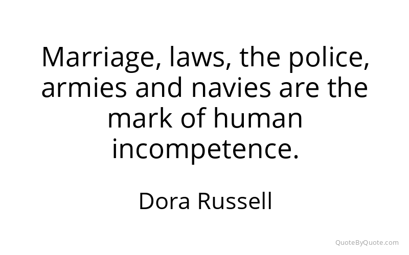 Preview image for this quote by Dora Russell