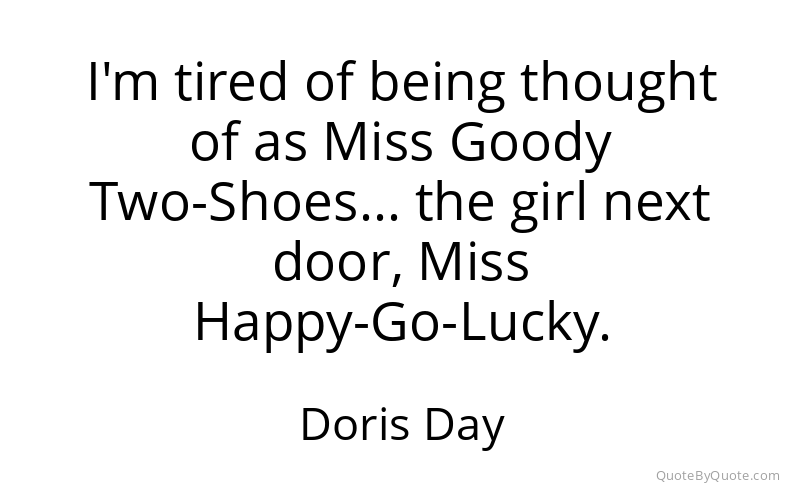 Preview image for this quote by Doris Day