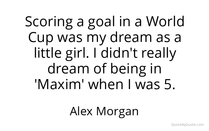 Preview image for this quote by Alex Morgan