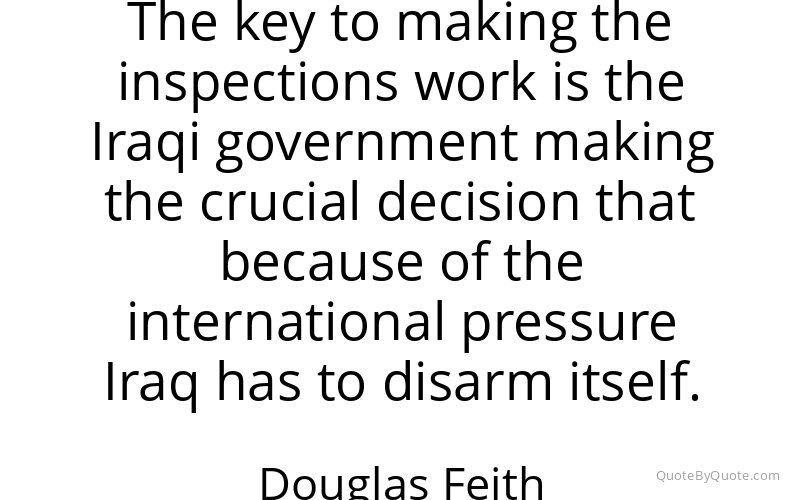 Preview image for this quote by Douglas Feith