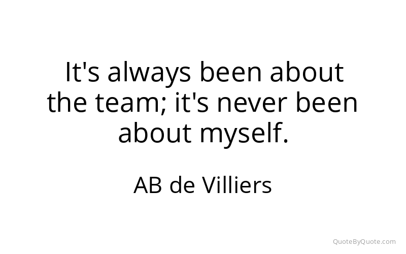 Preview image for this quote by AB de Villiers