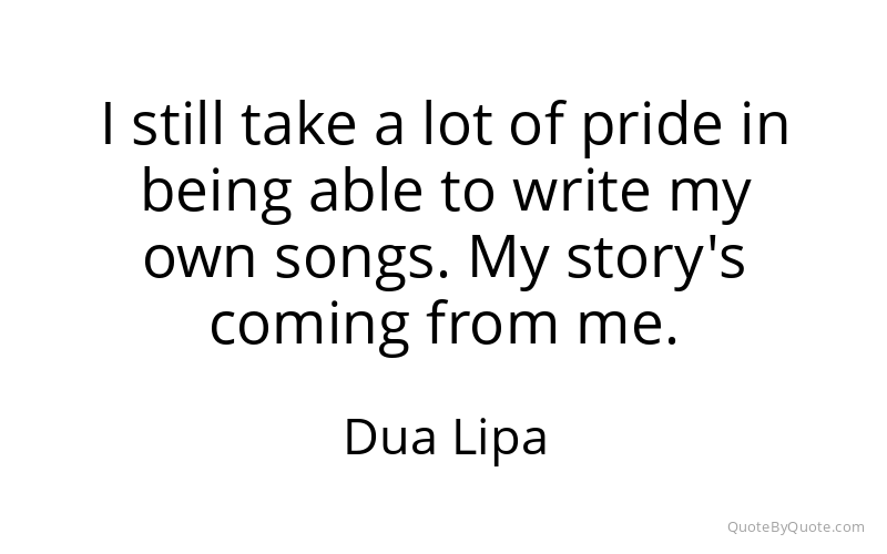 Preview image for this quote by Dua Lipa