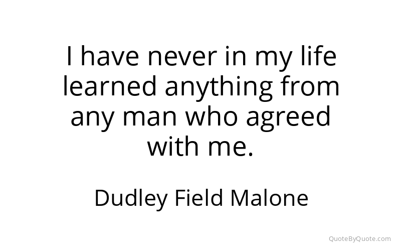 Preview image for this quote by Dudley Field Malone